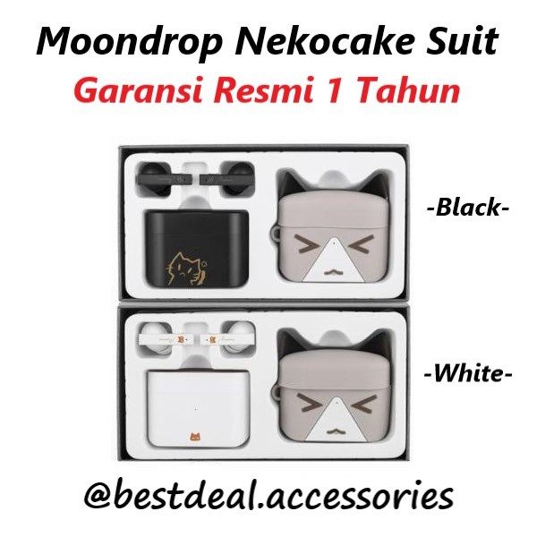 Moondrop NEKOCAKE KURONEKO SUIT with Case Bundle Kit Bluetooth TWS