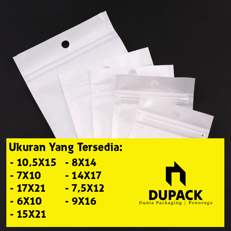 

Ziplock Platik Kemasan Aksesoris Dilengkapi Lubang Cantolan Ukuran 6X10 7X10 7,5X12 8X14 9X16 10,5X15 14X17 15X21 17X21
