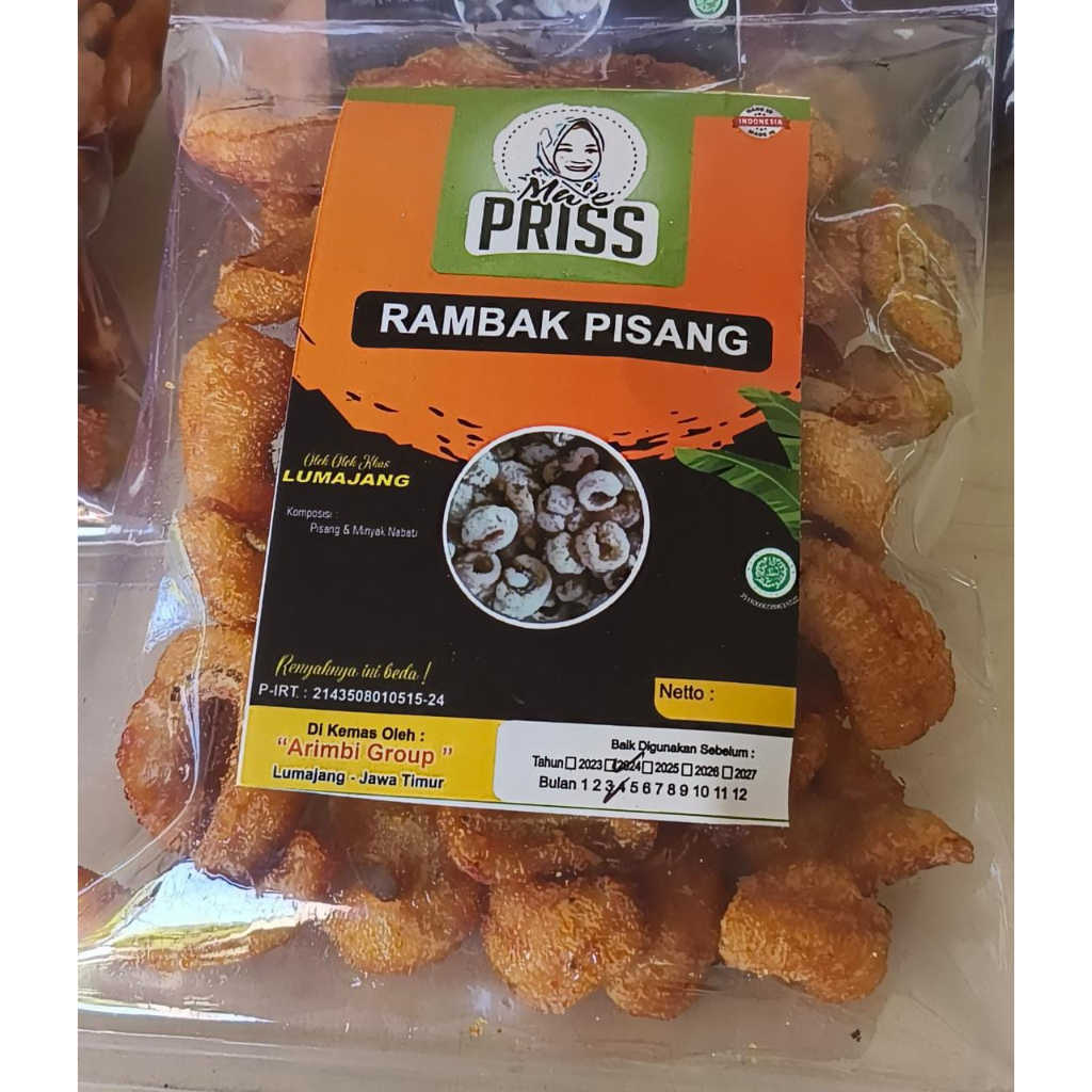 

Rambak Pisang Premium Khas Lumajang