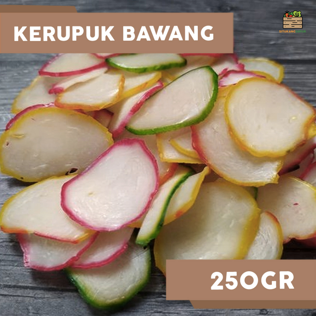 

Kerupuk Bawang Seblak Mentah | 250gr (Kota Bandung & Sekitar)