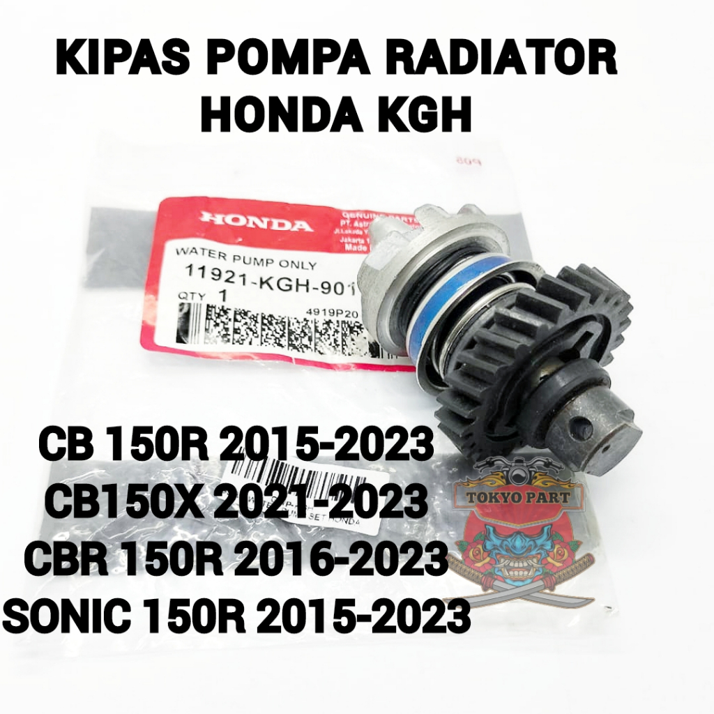 AS WATER PUMP ASSY SAP WATER PUMP KIPAS P0MPA RADIATOR SET HONDA KGH KUALITAS ASLI ORIGINAL HONDA PR