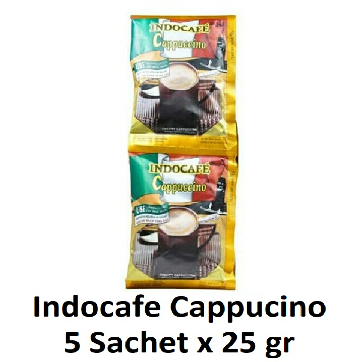 

Indocafe Cappucino Bag isi 5 Sachet x 25 gr #PAS