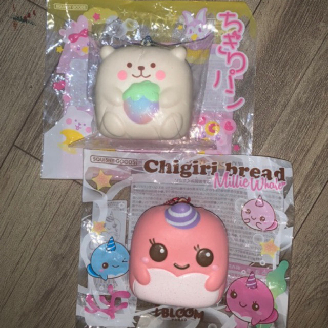 SQUISHY SQ SALE IBLOOM CHIGIRI MARMO AURORA CHIGIRI MILLIE THE WHALE