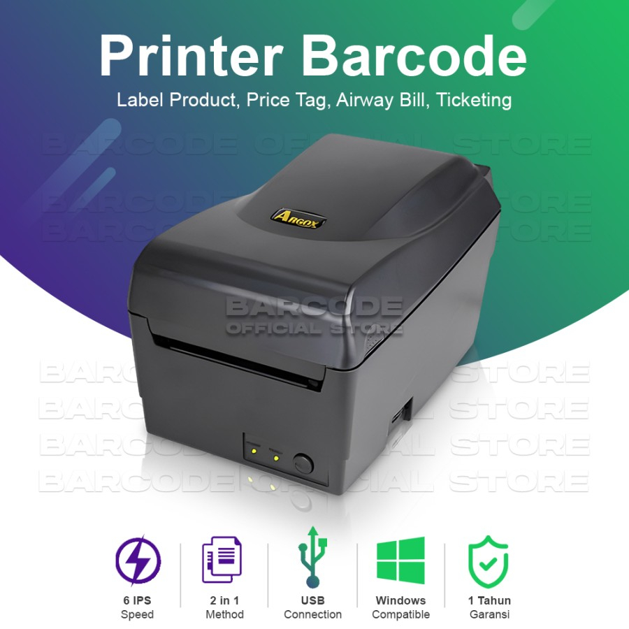 Printer Barcode Argox OS-200 / OS200 / OS 200 Cetak Sticker Label Pengiriman Barang