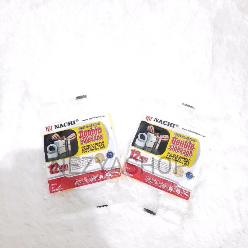 

ISOLASI DOUBLE TAPE NACHI 12MM X 10 YARD