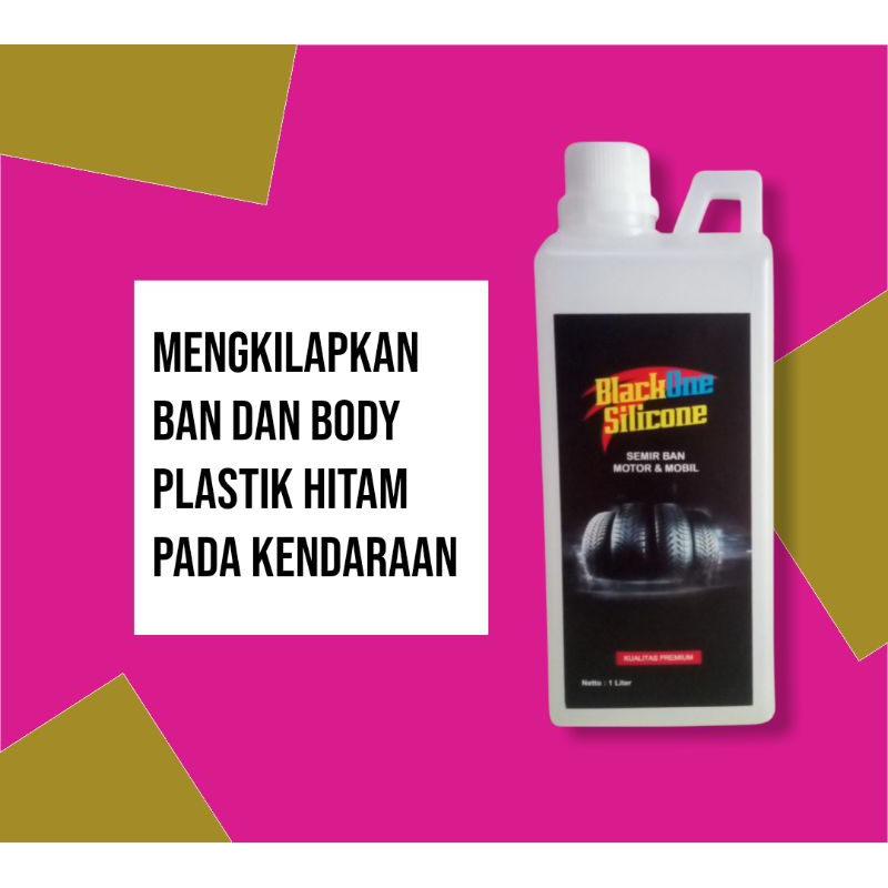 semir ban 1 liter / semir ban mobil motor / tahan lama