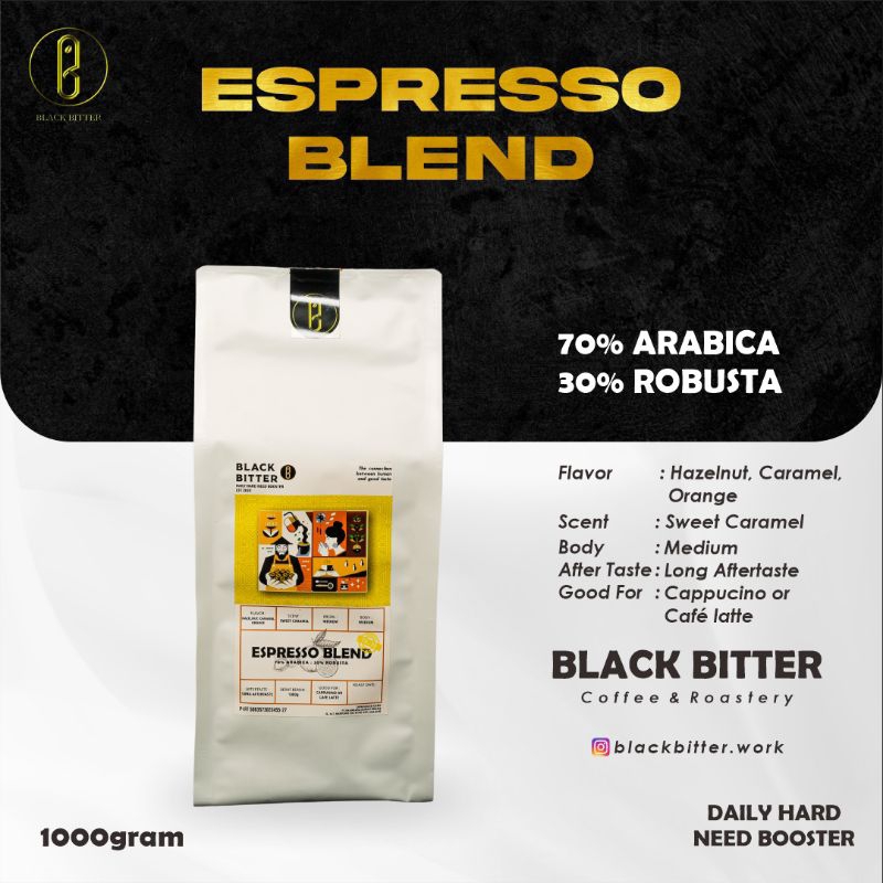 

Espresso House Blend 70 : 30 Kemasan 1kg - Mix Arabika dan Robusta Premium