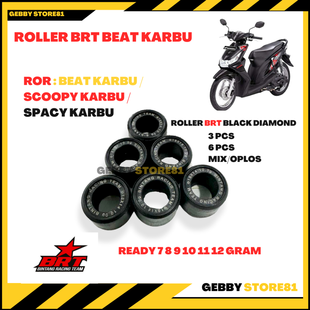 Roller BRT Beat Karbu Roler BRT Beat karbu ECERAN Roller BRT Beat Karbu Scoopy Karbu Spacy  karbu Ro