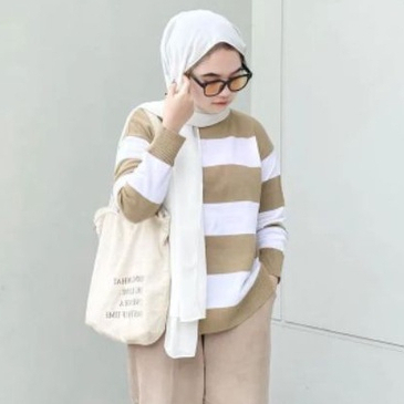 SWEATER RAJUT EIRA OVERSIZE/ATASAN RAJUT WANITA POLET BLASTER TERBARU