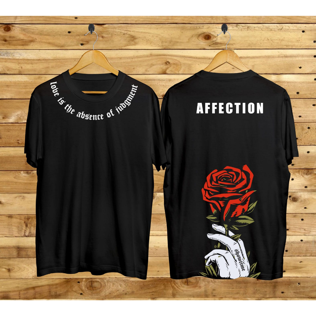 KAOS MAWAR MERAH SLENK KAOS BUNGA MAWAR BAJU KAOS DISTRO KAOS ATASAN PRIA DAN WANITA KAOS TRENDY