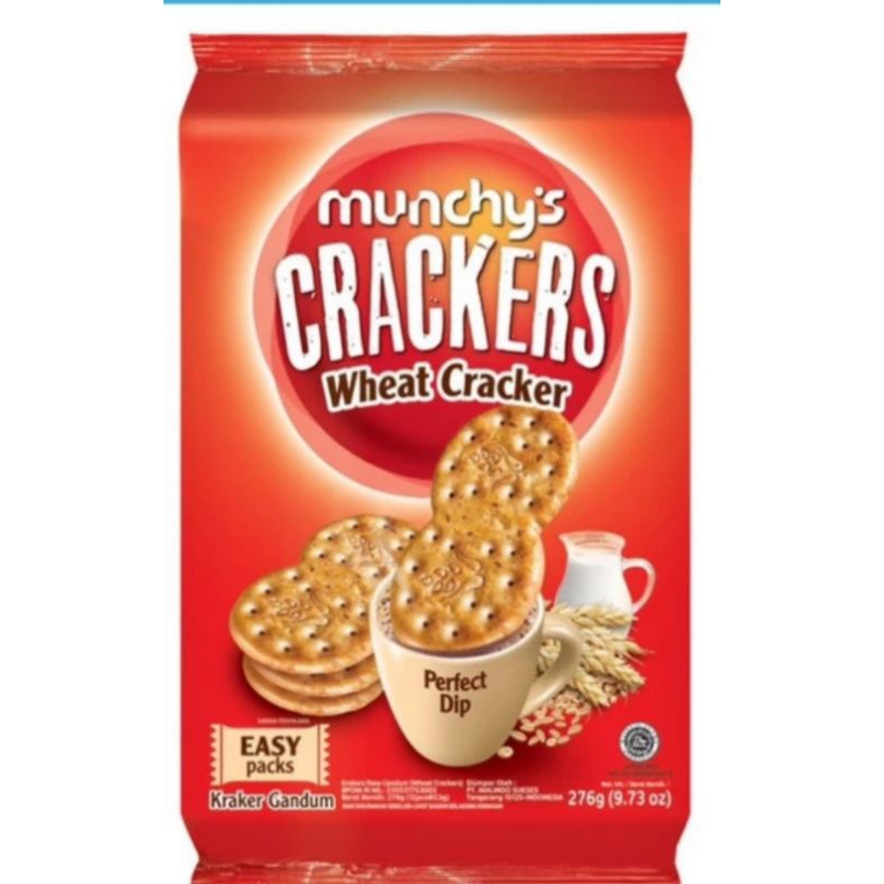 

Munchy wheat cracker