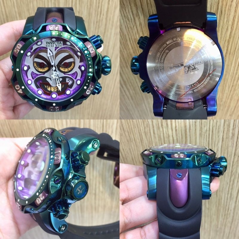 Jam tangan INVICTA joker crono aktif rubber grade AAA