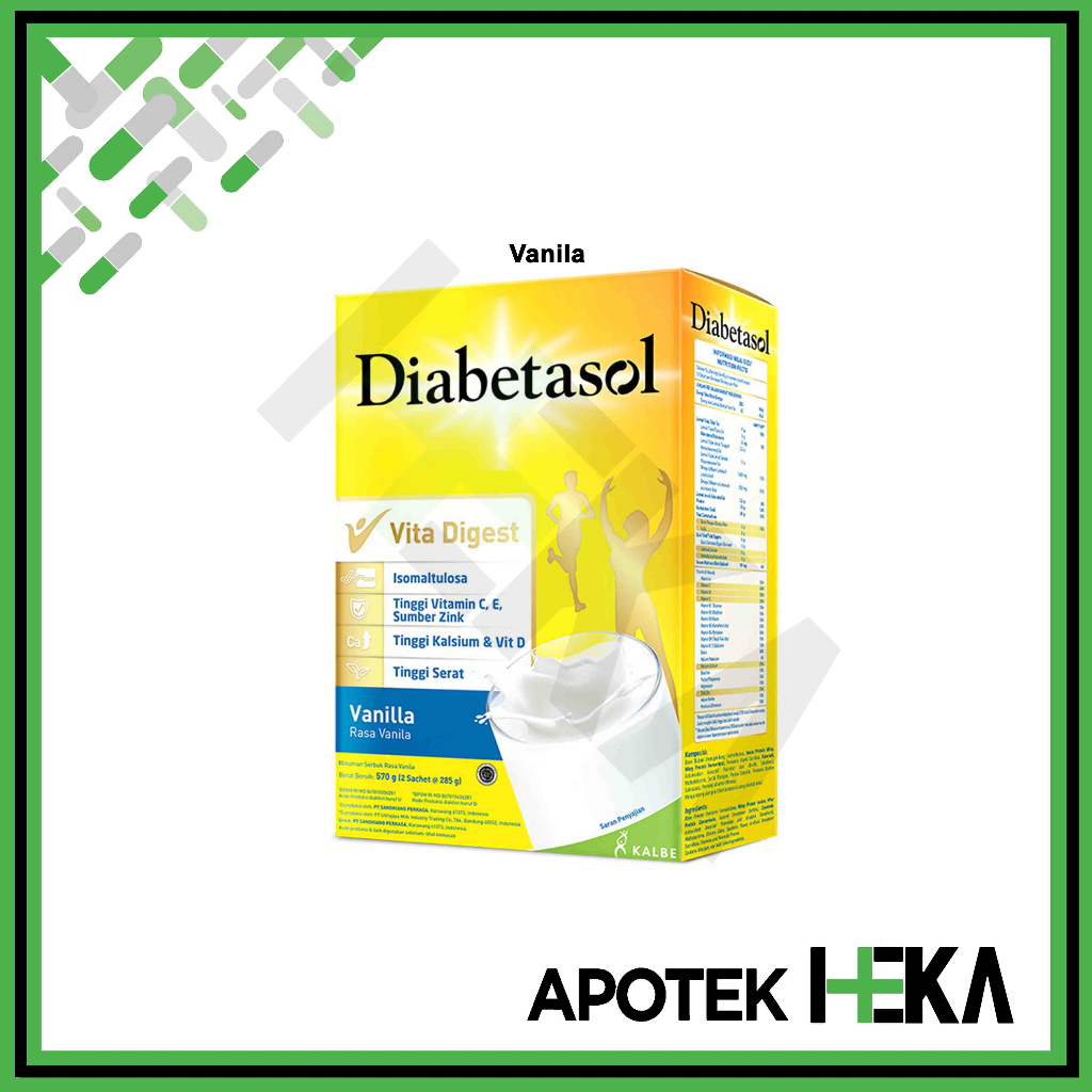 

New // Diabetasol 570 G - Susu Nutrisi Khusus Diabetes (Semarang) // 100% Original