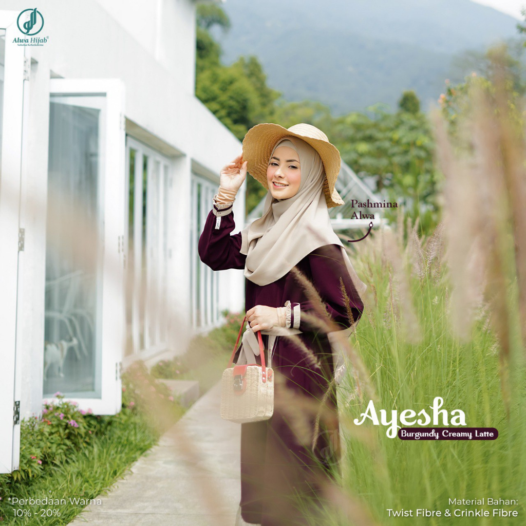 AYESHA MOM SET PASHMINA BY ALWA HIJAB