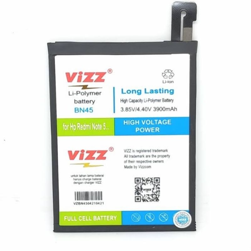Baterai BN45 / BN48 / Note 5 Vizz