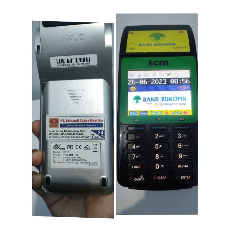 EDC Bukopin Pax D210 Second