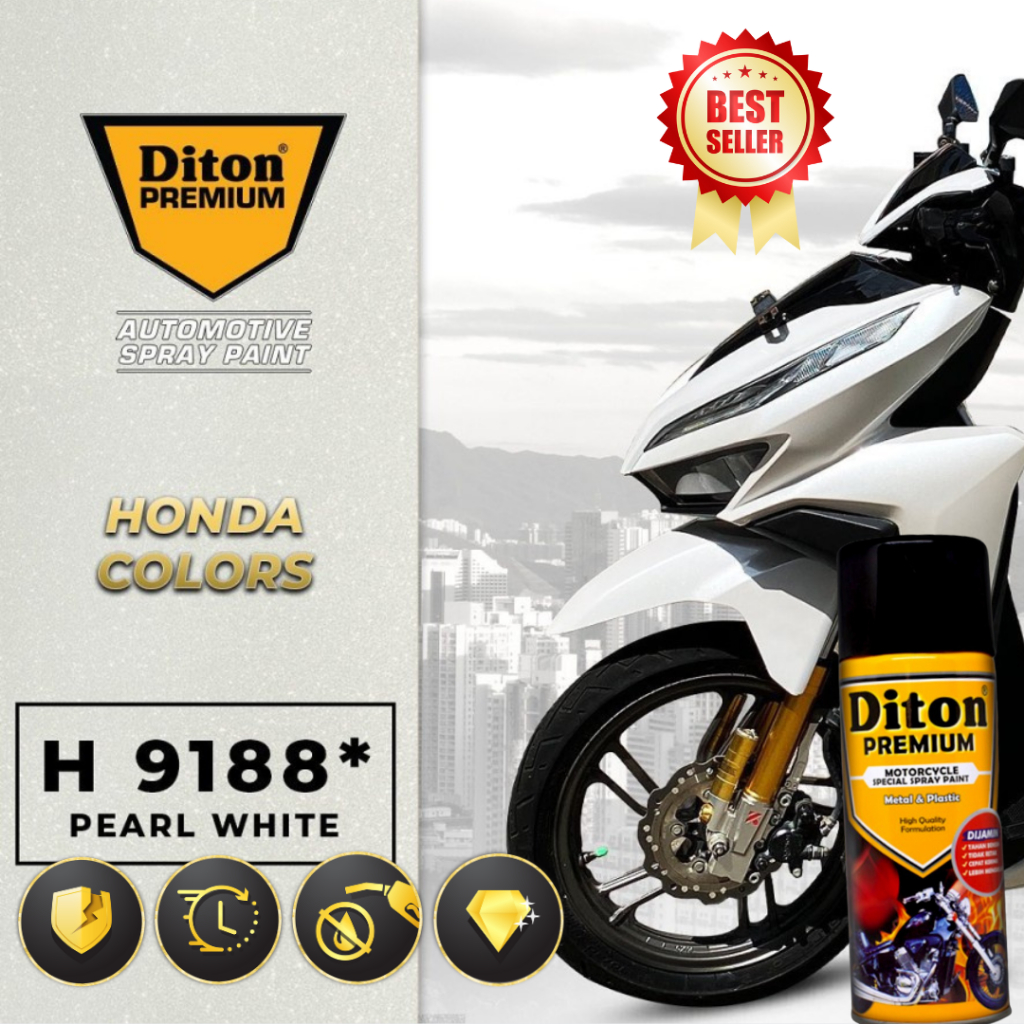 Cat semprot pylox / pilok Diton Premium 400CC (9188) Mutiara putih