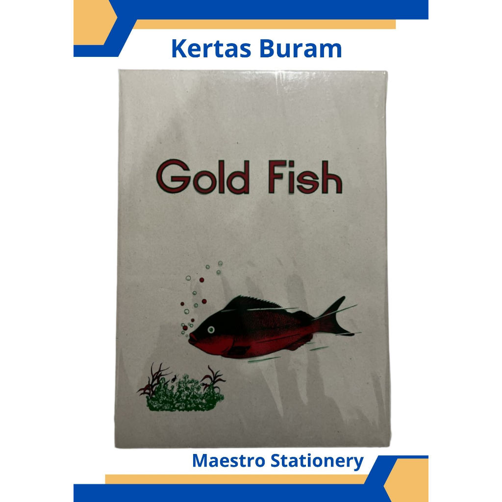 

Kertas buram - koran F4 Folio Merk Gold Fish Termurah Terlaris