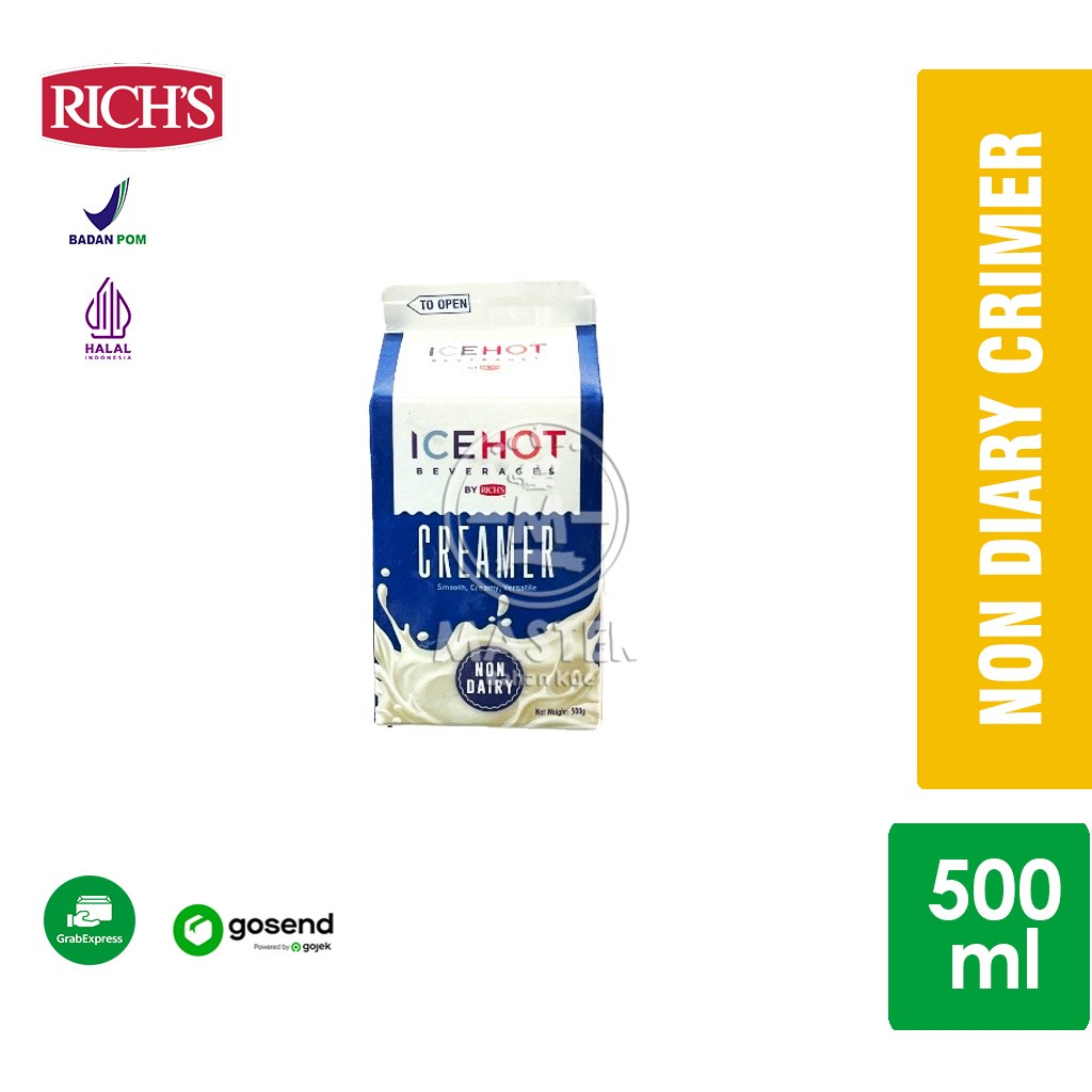 

Richs Non Dairy Creamer / Krimer Nabati 500ml [KHUSUS INSTANT]