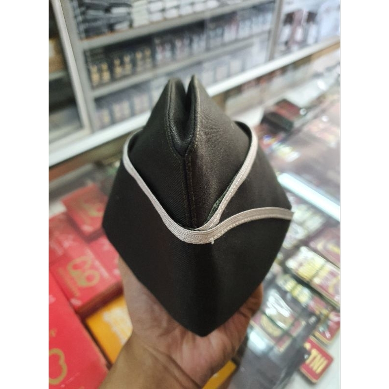 Topi Mut Bintara TNI AD Hijau | Topi Bivak Tni Ad | Topi Mut Hijau