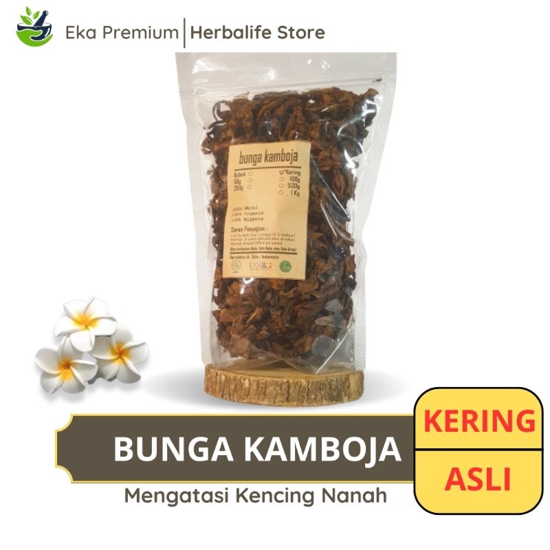 

BUNGA KAMBOJA KERING Kemboja Asli Ramuan Rempah Herbal Murni Minuman Tradisional Siap Pakai