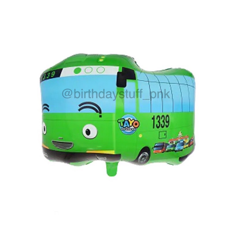 Balon Foil Karakter TAYO / Balon Foil Karakter Bus Tayo / Balon Foil Birthday Karakter