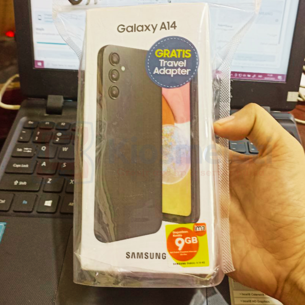 HP SECOND SAMSUNG A14 RAM 6/128 SEKEN SAMSUNG - HP BEKAS MURAH mulus - tidak untuk cod - Handphone B