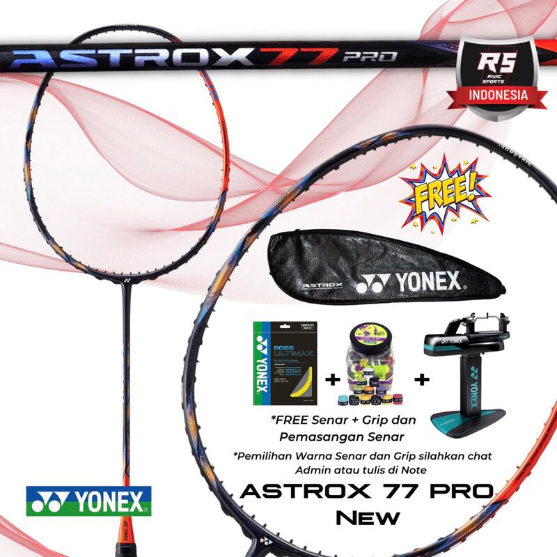 RAKET YONEX ASTROX 77 PRO 100% ORIGINAL NEW (4U G5) MADE IN JAPAN SP