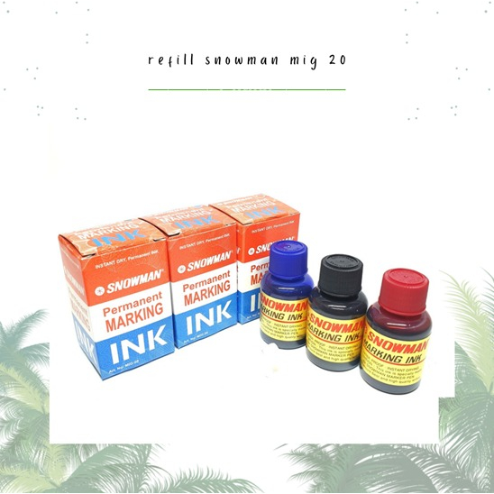 

REFILL INK / ISI ULANG TINTA SPIDOL PERMANENT / WHITEBOARD ( PCS )