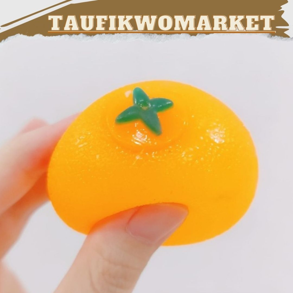 Mainan Bola Pencet Squishy|SQUISYJERUK|Splat Toys / Mainan Bantingan Kembali Wujud Semula