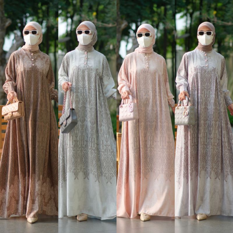 GAMIS TERBARU SARRA DRESS BY D'LOVERA ORIGINAL 100%