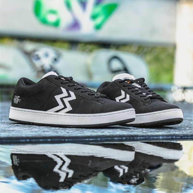 Sepatu Geoff Max Original - HF Court BW White | Sepatu Pria | Sepatu Unisex