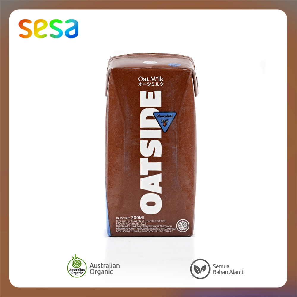 Oatside - Oat Milk Chocolate Straw 200 ml | Susu Oat