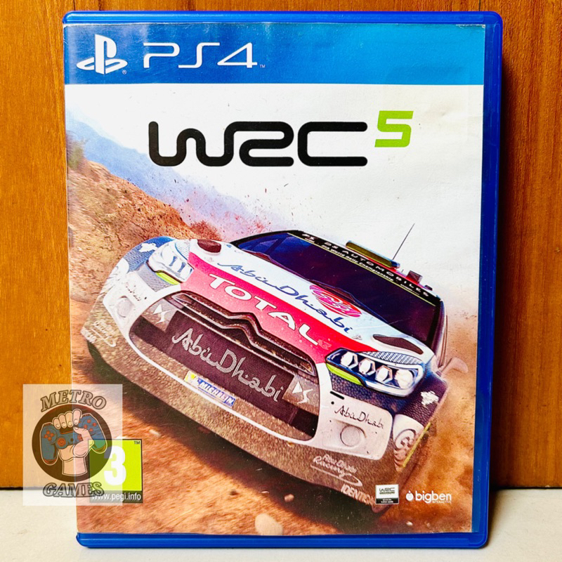PS4 WRC 5 Kaset WRC 5 Playstation PS 4 5 WRC Balapan Mobil Racing CD BD Game Games Balap Race mainan