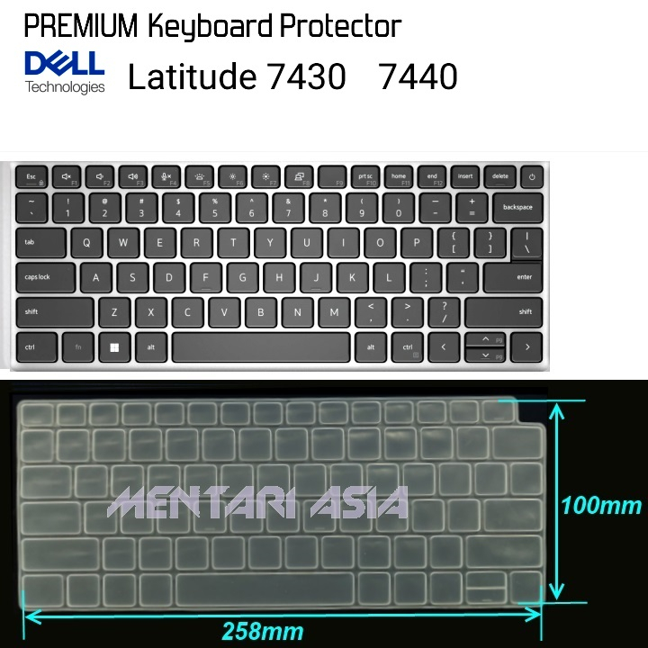 Keyboard Protector DELL Latitude 14 7430 7440 - Premium CLEAR