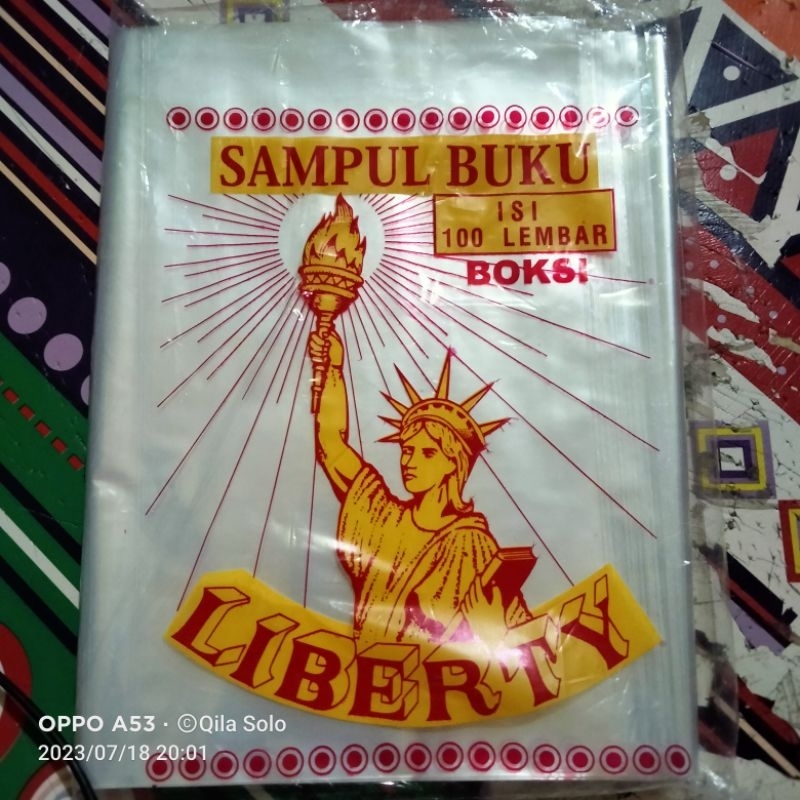 

Sampul Buku Plastik Liberty BOKSI