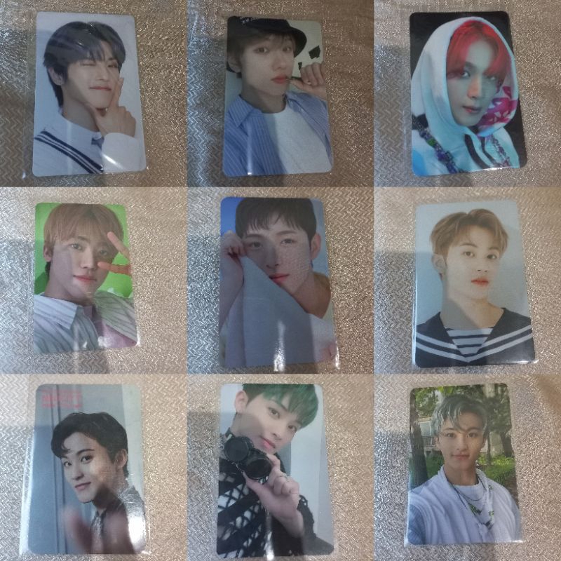 nct 127 dream official photocard pc taeyong back to school kit mark luggage sticker mecima pob unive