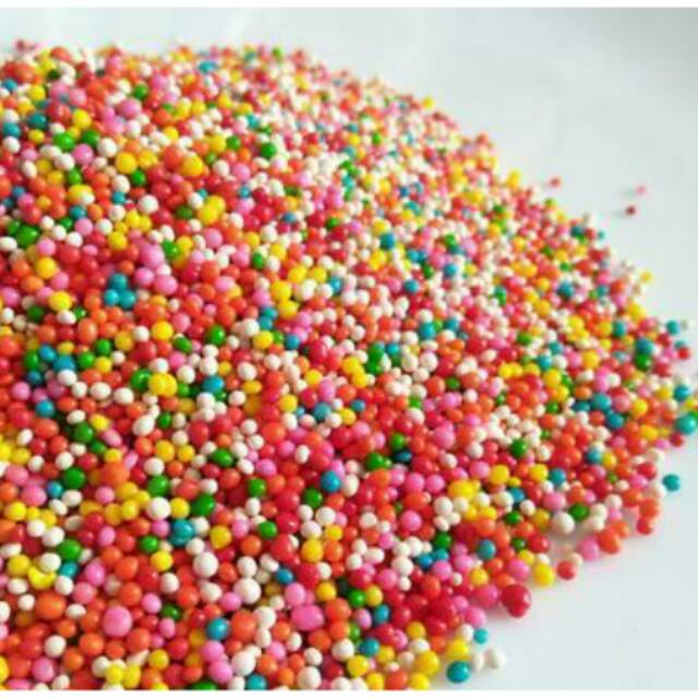 

Sprinkle trimit / spikel warna warni dekorasi kue