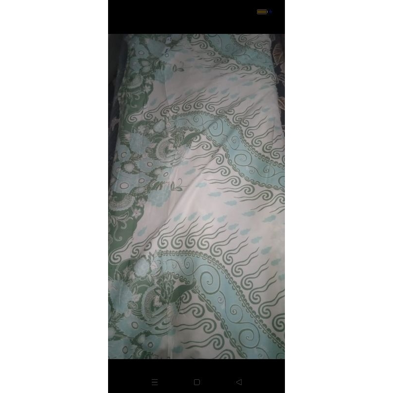 katun batik strecht.. dasar krem batik sage n mint