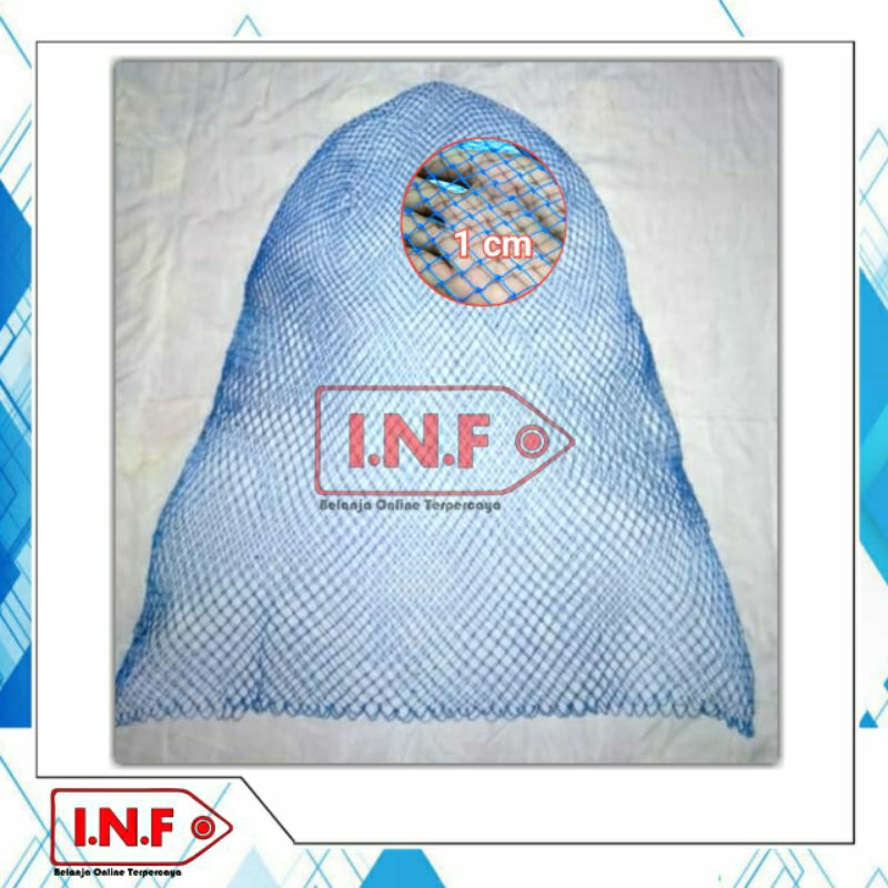 Jaring ikan + jaring seser serok ikan besar dan kecil + jaring ikan rajut ukuran besar