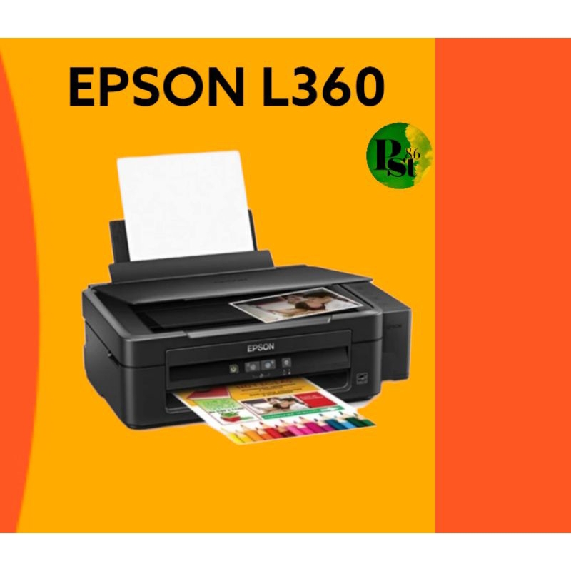 Epson L360 Printer Tinta  Scan Copy Warna
