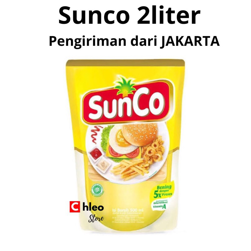 

MINYAK GORENG SUNCO 2 LITER /SUNCO /MINYAK