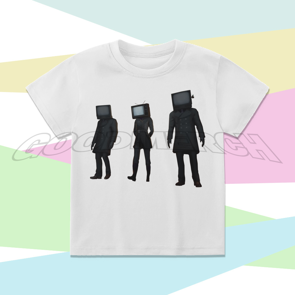 BAJU ANAK KAOS ANAK TV WOMAN TV MAN SKIBIDI TOILET 49 / FREE CETAK NAMA