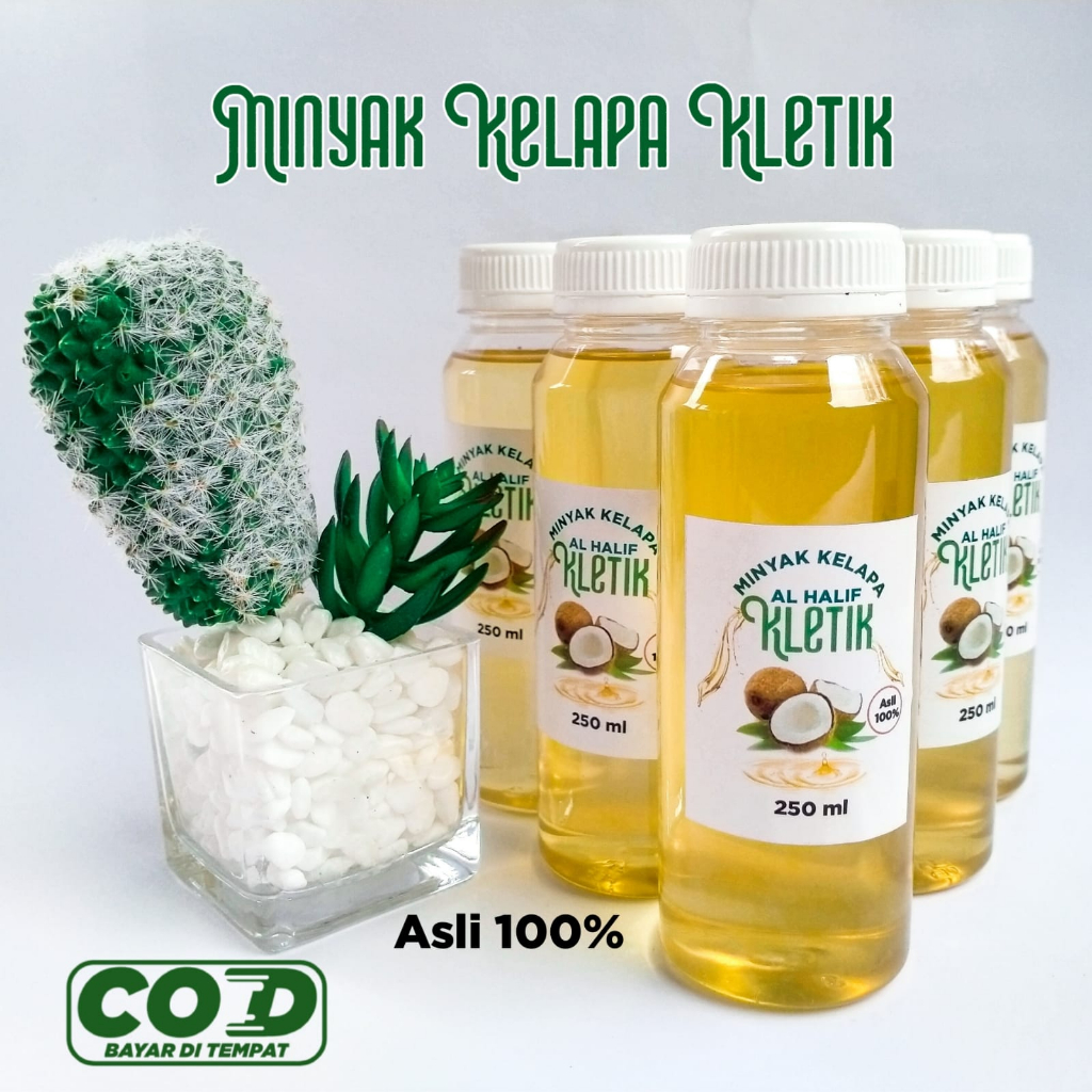 

Minyak Kelapa Asli 250ml Murni 100% / Klentik / Keletik / Lentik