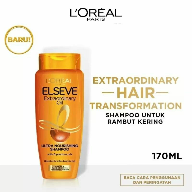 L'OREAL PARIS ELSEVE Oil RAMBUT KERING170ML