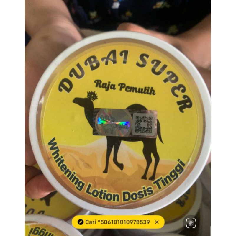 HB DUBAI SUPER PEMUTIH BADAN ORI 100%