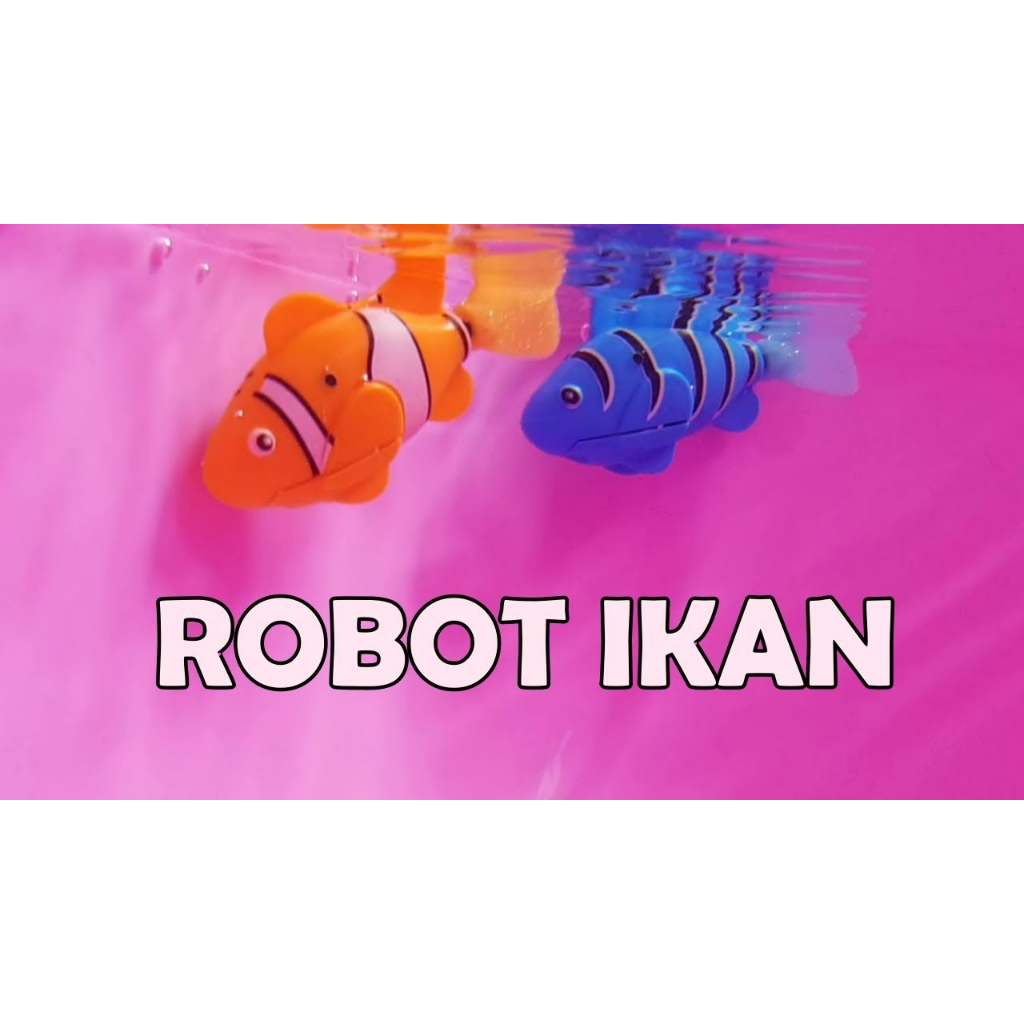 Mainan Ikan Berenang Untuk Mandi Anak / Robo Fish Mainan Mandi Ikan Bisa Berenang Dalam Air - Robo F