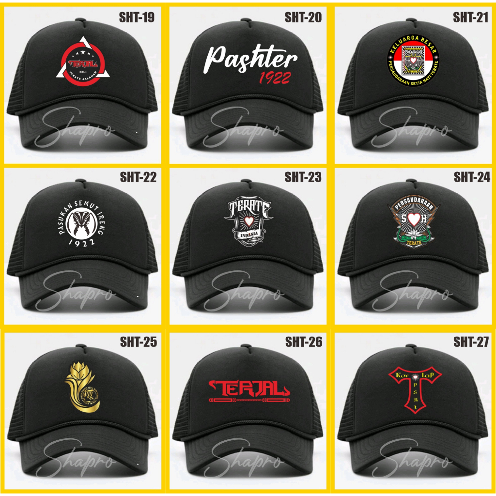 Topi Psht Setia Hati Terate 1922 Terbaru Korlap Terjal Keren