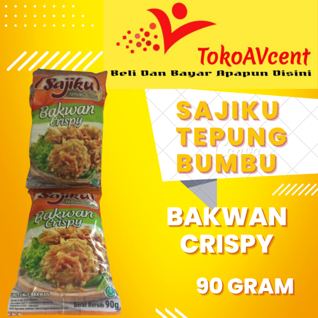 

SAJIKU TEPUNG BUMBU BAKWAN CRISPY 90 GRAM (3PCS)