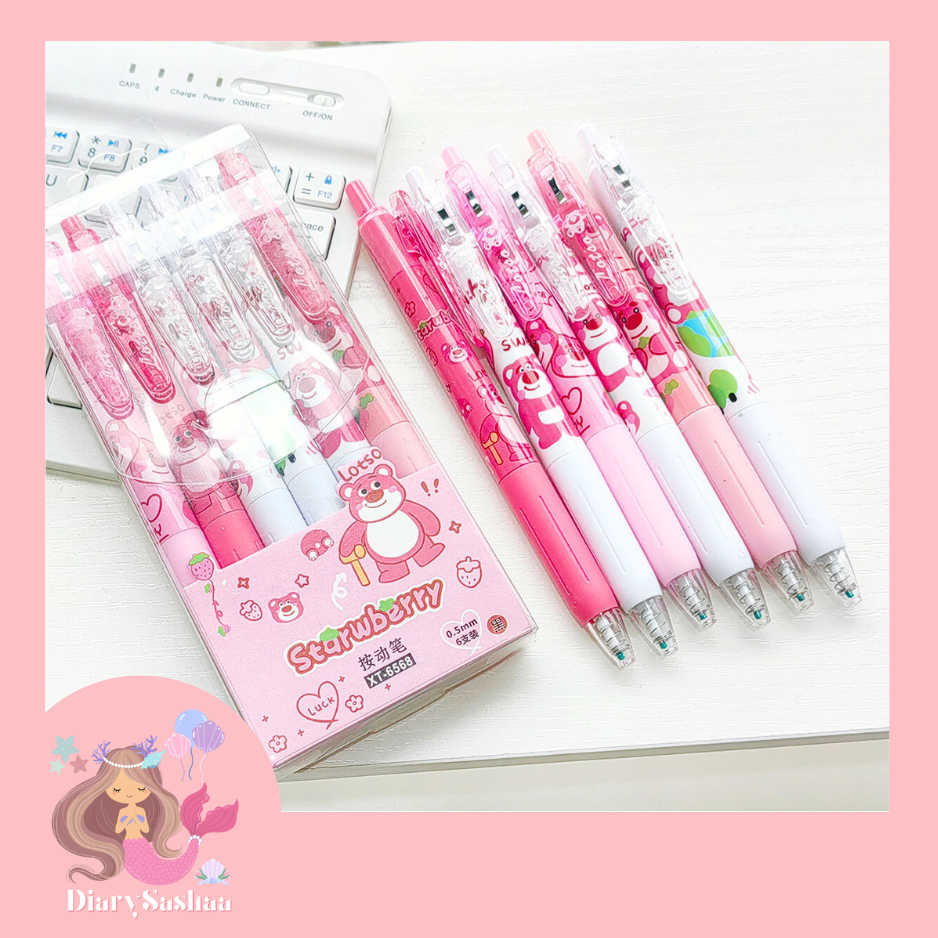 

Diarysashaa~Pulpen Lotso Mekanik Motif Kartun Lotso 1 Paket isi 6 Pcs Murah